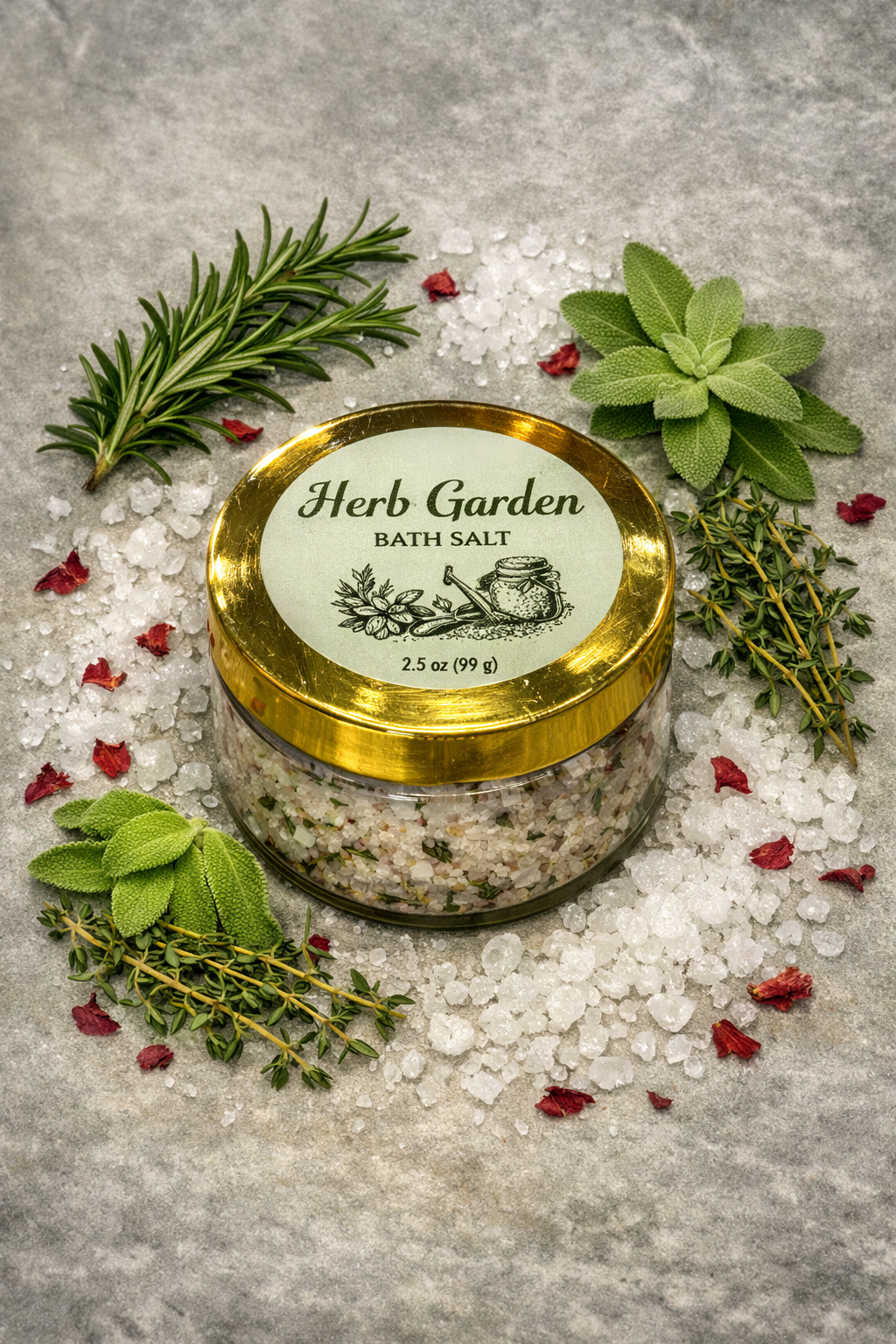 08 - Herb Garden - Bath Salt